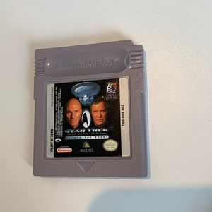 Vintage Star Trek Gameboy game